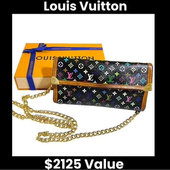 Louis Vuitton Handbags - Rare Vintage LV Murakami Multicolor Porte Tresor International Long Wallet